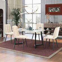 Dining Chairs - Antique White - View 3