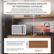 Mueble De Cocina Organizador Multiuso Con Cajón Aparador 170cm
