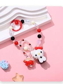 Sanrio 1个三丽鸥肉桂狗挂饰，手机挂件，包包挂件钥匙扣，Melody KITTY娃娃串珠链挂件 - 彩色 - 查看 7