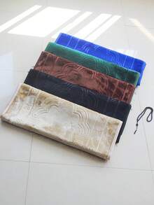 2pcs/Set Ramadan Gift Blanket, 80cm*120cm Plush Thick Blanket With Tassels, Soft & Lightweight, Arch Pattern Design - Multicolor - View 2