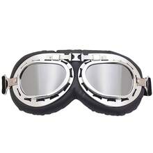 1 par de gafas de motocicleta, gafas de estilo aviador retro para montar, gafas para el festival Burning Man, unisex para adultos - Multicolor - Ver 11