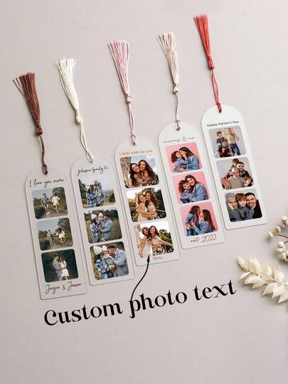 علامة كتاب شخصية مصنوعة من الأكريليك مع صورة شخصية، هدية عيد الحب، هدية للقراءة، هدية صور، هدية قراءة محبة، هدية للمرأة