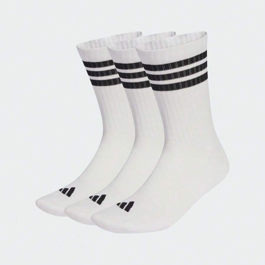 Adidas 3-Pack Unisex Casual Sporty Mid-Calf Socks, JZ0532