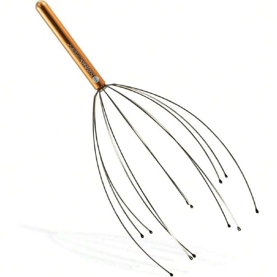 Scalp Massager, Head Scratcher, Manual Head Massager For Stress Relief, Relaxing Scalp Scratcher, Tingler For Gentle Hair Stimulation (1 Pack, Color Varies),38521908 - 藍白色 - 查看 1