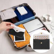 2 Pack Birth Control Pill Case Sleeve Packet PU Leather Wallet Pill Holder Birth Control Case With Snap Closure And Keyring Contraceptive Holder Travel Bag Backpack, Black+ Pink - Black+red - View 6