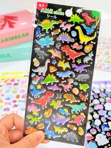 3D Candy Stickers Arts & Crafts, Cute Pet Diamond Gem Crystal Children's Handmade Decorative Stickers, Christmas/Thanksgiving Holiday Birthday Gifts For Kids - Multicolor - View 12