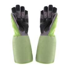 Puncture-Resistant Gardening Gloves For Pruning Roses - Durable Green Gardening Gloves - Green - View 2