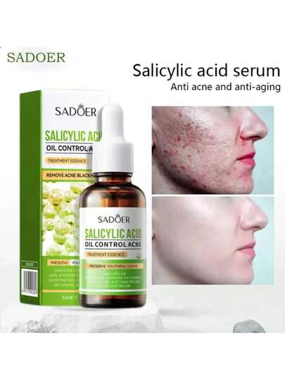 Suero Sadoer Ácido Salicílico 30 Ml  anti-acne Piel Grasa 20+ Grasa Día/noche