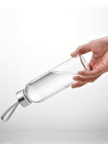 1pc Plastic Water Cup Handheld Water Bottle Beverage Milk Cup Sports Cold Water Cup, Back To School Season