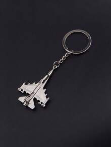 1pc Realistic Fighter Jet Keychain, Creative Surprise, Realistic F16 Metal Alloy Model, Father's Day Gift, Couple/Valentine's Day, Mother's Day, Graduation, Pilot, Realistic Plane, World Peace
