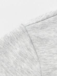 Balabala Tween Girl Long Sleeve Sweatshirt, Base Layer Spring 2026 - Light Gray - View 3