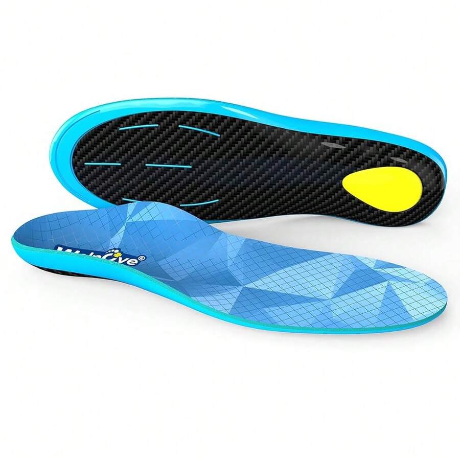 Sport Carbon Fiber Insoles Non-Cleated Shoes, Shock Absorbing For High Impact Sport- Increased Performance,Basketball, Volleyball, Racquet Sports Fit - Men 6.5-7.5 | Women 8-9 - Nam 6.5-7.5 | Nữ 8-9 (265mm) - Xem 1