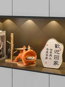 1pc Key Holder Display Stand, Entryway Storage Rack, Luxury Home Decor, Shoe Cabinet Tray