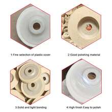 100mm Polishing Pad - Ultimate Polishing Wheel, Durable Angle Grinder Polishing Felt Wheel For Grinding And Polishing Stainless Steel, Woodwork, Furniture, Glass, Marble, Ceramic