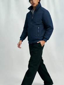 Chaquetas cortavientos para hombre, cortavientos ligeros, chaquetas de golf para exteriores - Azul - Ver 8