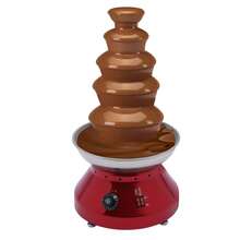 CNCEST Professional 5-Tier Stainless Steel Chocolate Fountain Machine For Parties, 230W Powerful Motor, 7lbs Large Capacity, Adjustable Temperature Control Melting Heater For Hot Chocolate, Nacho Cheese - US B Type Plug(110-127V) - View 13