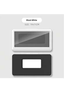 2Pcs Nordic Minimalist Style Pure White Wall-Mounted 360° Rotatable Phone Holder Thickened ABS Material Stable & Drop-Proof Kitchen Cooking/Bathroom Washing Compatible With 14/13/12/11 Pro Series Father's Day Practical Item Bathroom Accessories - Multicolor - View 15