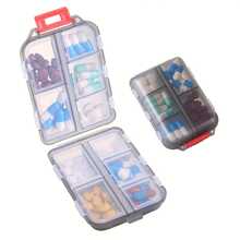 10-Slot Travel Pill Box With 175 Medication Labels - Portable Daily Pill Organizer - Travel Medicine Storage Case, Suitable For Fish Oil, Vitamin Supplements, Etc. Medicine Bag Pill Case Pill Containers Hospital Bag First Aid Kit Medicine Organizer Medicine Storage Bag Travel Essential Cruise Essentials Holiday Essential - Multicolor - View 12