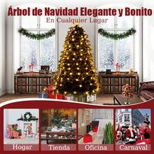 Árbol de Navidad con Luces LED Incorporadas Fácil de Montar y Decorar Ideal para Hogar Oficina y Fiestas Navideñas Decoración Festiva y Alegre - Tipo de Enchufe A USA (110-127V) - Ver 5
