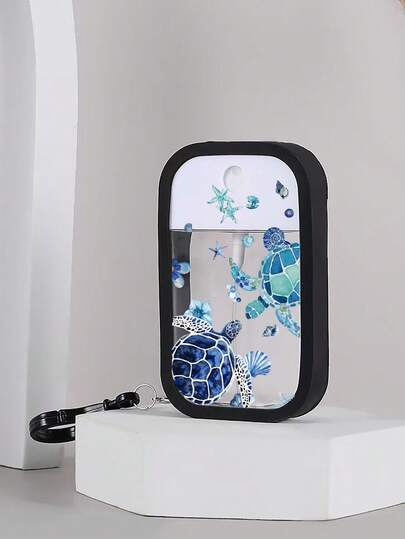 1 Stück 50ml Silikon-beschichtete apfelförmige Kartenzerstäuber Flasche für Parfüm, Alkohol, Mehrzweck, tragbar in Reisegröße, für Kartenzerstäuber Flasche bei Ausflügen