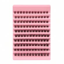 120pcs Individual False Eyelash Clusters, DIY Eyelash Extension Segmented False Eyelashes, Makeup Supplies For Home Use