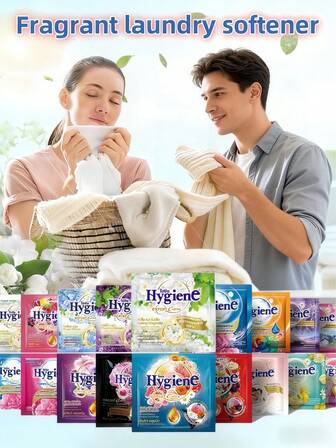 20ml Concentrated Fabric Softener, Laundry Detergent, Anti-Static, Long-Lasting Fragrance, Multiple Scents