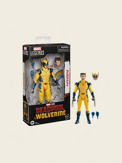 Hasbro Legends Series - Wolverine & Deadpool 9.72-Inch Wolverine Head Sculpt Action Figure | Officially Licensed, Removable Components For Dynamic Posing, Cool Wolverine Model, Collectible Toy Ideal For Holiday Gifts, ABS Plastic, Ages 4+