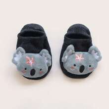 Cute Cartoon Animal 3D Figurine Baby Floor Socks - Multicolor - View 18