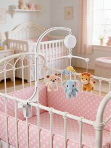 1 st hållare för babysängsmobil, klassisk klockhållare i plast för babysäng, universellt mobilställ för babysäng, enkel att installera, lämplig som dekorationsställ vid sängkanten|Enkel att installera|Enkel att montera - Multifärgad - Visa 10