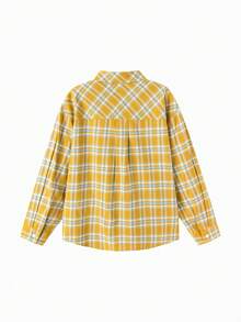 Balabala 2-26岁男女童长袖衬衫，春季款 - 黃色調 - 查看 6