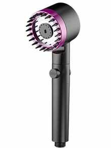 High Pressure Shower Head, Black Rainfall Shower Head With Handheld Shower Head, Filtered Shower Head With Strong Water Flow, Suitable For Dry Skin And Hair