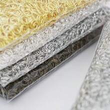 35/40/100/110/140/170/170/520pcs Iron Closed Jump Rings For DIY Jewelry Making, Beading Craft Supplies