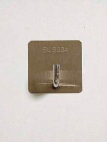 4个不锈钢挂钩，强力粘钩，门后衣钩，五金衣钩，免钻孔金属衣钩，浴室胶粘挂钩，无需钻孔 - 彩色 - 查看 6