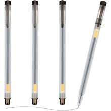 Gel Pens 3 Pack Fine Point 0.5mm Black Ink Quick Dry Smooth Writing Rollerball Pens For Office School Home Use - 1 - 查看 1