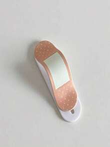 1pc Creative Novelty Bandage-Shaped Pull-Out Phone Holder, Adhesive Phone Stand, Car Phone Ring Holder, U-Shaped Design, Funny Pull-Out Ring Holder, Multifunctional Universal Phone Stand, Convenient Portable Desktop Stand Compatible With IPhone, Android Phone, Gift For Birthday, Family, Friends Gifts Birthday Push-Pull Phone Grip Phone Accessories - Multicolor - View 5