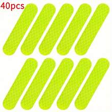 40pcs Universal Safety Reflective Stickers, Quickly And Accurately Reflect Light From Streetlights Or Natural Light, Easily Handle Various Complex Lighting Environments