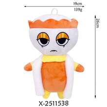 Dandy's World Designer Collaboration Plush Doll - Artistic Collection Level Doll Set, Christmas Party Decoration/Thanksgiving Warm Gift, High Quality Suede Material With Abstract Design,High-Quality Suede Stuffed Animal With Abstract Art, Christmas Thanksgiving Gift, Party Decoration, Cute Aesthetic Room Decor For Teens & Adults - trái cam - Xem 4
