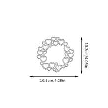 Creative Flower ,Love Metal Cutting Dies, DIY Scrapbooking Album And Embossing Stencil, Greeting Card Making Tool, Card Paper Cutting Crafts ,Gift Card Making Template Die Cuts.
