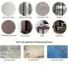 1 Roll Of Concrete Peeling And Pasting Wallpaper - Dark Gray/Black Texture Self-Adhesive Detachable Waterproof Vinyl Contact Paper, Thick Tenant Friendly Large Roll 15.7inx393.7/196.8/118.1/39.3iin For Kitchen - Dark Grey - View 11