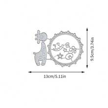 Creative Giraffe Metal Cutting Dies, DIY Scrapbooking Album And Embossing Stencil, Greeting Card Making Tool, Card Paper Cutting Crafts ,Gift Card Making Template Die Cuts.