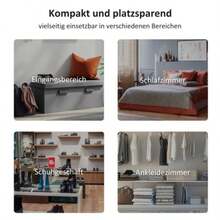 Bed Bench, Upholstered Bench, Seating Bench, Entryway Bench For Bedroom, Load Capacity Up To 130 Kg, Sailcloth, Grey, 102 X 36 X 51 Cm - Grey - View 5