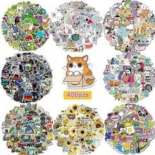 400 Pzs Pegatinas de Vinilo Impermeables, Pegatinas Aesthetic Kawaii, Pegatinas para Laptop, Termo, Scrapbook, Maletas de Viaje, Refrigerador y Monopatín, Calcomanias para Niños Adolescentes(400pzs) - Multicolor - Ver 2