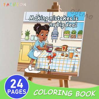 كتاب تلوين للكبار للاسترخاء - 24 صفحة على ورق سميك، 7.9 بوصة * 7.9 بوصة، يتميز بتوضيحات فنية خطية لسيناريوهات "خطأ" مضحكة لتخفيف الضغط وتهدئة العقل. مناسب لمناسبات مختلفة مثل عيد الحب، عيد الحب للصديقات، موسم العودة إلى المدرسة والحفلات. هدية جذابة أو عنصر قرطاسية ممتع للوقت الحر الإبداعي.