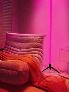 1pc RGB Gaming Room Ambient Light, Triangle Bracket/Round Table Bracket Two Options Decorative Light Suitable For Gaming Room Bedroom Atmosphere Arrangement - Multicolor - View 7