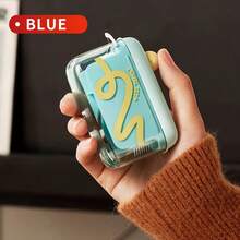 自动弹出式便携牙线盒 - 高级旅行牙线盒，配有超细牙线棒，呵护口腔卫生，清新口气 - 小巧便捷，易于携带 - 彩色 - 查看 11