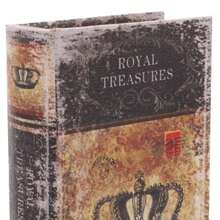 swfAlipis Caja De Libros Falsos Decorativa Vintage Para Almacenamiento Y Organizacion En Escritorios Estantes Y Oficinas 7.48X5.11X1.96 Pulgadasedf - Marrn - Ver 8