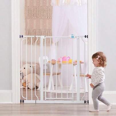 Extra Tall Pressure-Mount Baby Safety Gate – Fits 29" To 38.5" Wide, 36" High