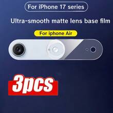 【2025新款隐形手机壳】兼容 17系列，镜头保护膜，磨砂纤维底面，高清玻璃面板，9H防刮防污，超薄贴合，适用于所有手机壳，易于安装和拆卸，无痕，适用于所有Pro Max/Air机型 - 無色 - 查看 20