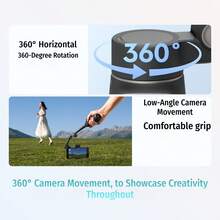 DJI OM8 智能跟随版 | 苹果与鸿蒙双生态系统 | ActiveTrack 3.0 智能跟随 | 手势控制 | 故事模式自动拍摄 | YouTuber 推荐 | 多平台创作工具 | 专业 Vlog 套装 | 磁吸式快拆系统 | 360° 全方位稳定 | 多语言 App 支持 | 便携旅行设计 | 智能多场景拍摄 | 内容创作利器 - 黑色 - 查看 8