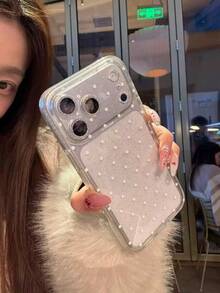 Niche Transparent Polka Dot Lens Film Protector Compatible With IPhone 17 Pro Max, Apple 16 Pro, 15 & 16 Pro, Transparent Anti-Drop